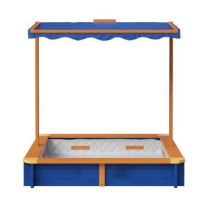 Arenero de verano exterior niños, 120cm, azul