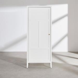 Armario alto de 1 puerta blanco 70 cm