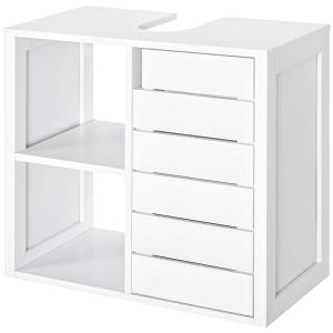 Armario bajo para lavabo blanco 60 x 30 x 54 cm