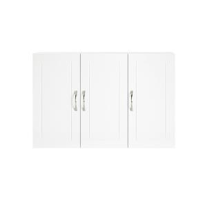 Armario colgante para baño con balda ajustable y 3 puertas…