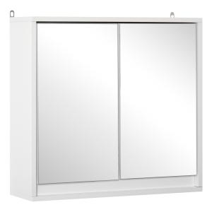 Armario con espejo 48 x 14.5 x 45 cm color blanco