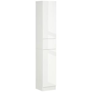 Armario de baño 30x28x170 cm blanco