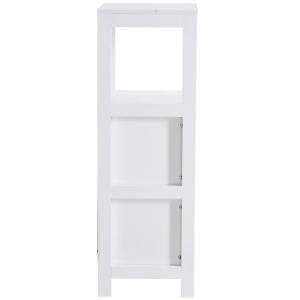 Armario de baño 30x30x89 cm blanco