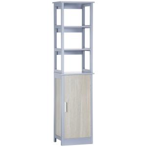 Armario de Baño 40x30x160 cm color Gris