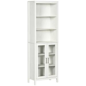 Armario de baño 53x30x162 cm blanco