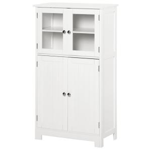 Armario de baño 60x30x108.5 cm blanco