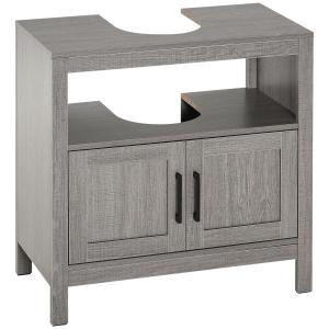 Armario de baño 60x30x60 cm gris