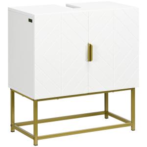 Armario de baño 60x30x65 cm blanco