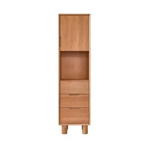 Armario de baño de madera de teca maciza 45 cm