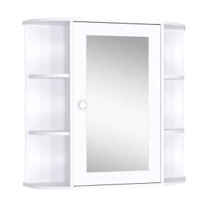 Armario de espejo color blanco 66 x 17 x 63 cm
