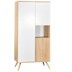 Armario de madera de 3 puertas y 1 hueco