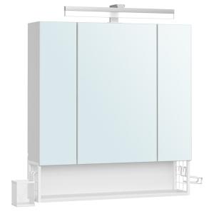 Armario de pared para baño de 16,5 x 70 x 75 cm de color bl…