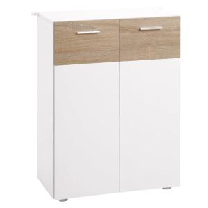 Armario de suelo baño 60x30x85 cm blanco