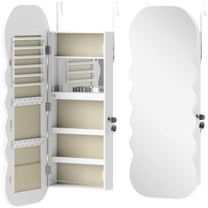 Armario joyero 42x10.5x108 cm blanco