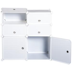Armario modular plástico 75 x 37 x 73cm color blanco