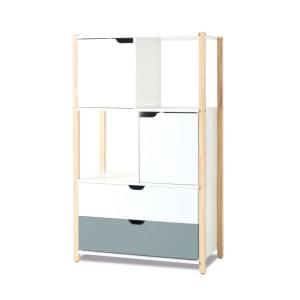 Armario Montessori (puertas y cajones) madera/eucalipto