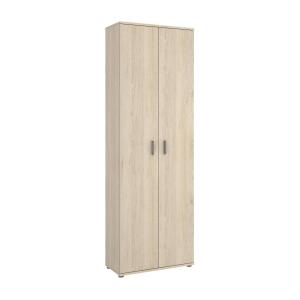 Armario multiusos 2 puertas efecto madera roble 61x35 cm