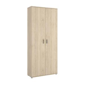 Armario multiusos con 2 puertas efecto madera de roble 78x3…