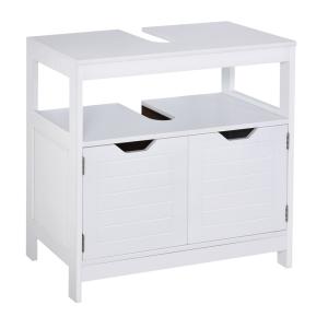 Armario para debajo de lavabo 60x30x60 cm blanco