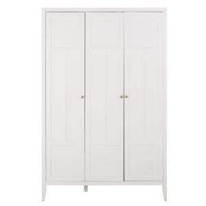 Armario ropero blanco de 3 puertas