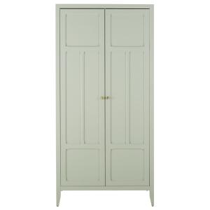 Armario ropero con 2 puertas verde claro