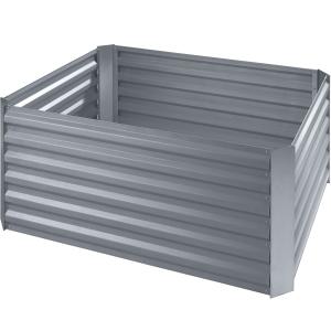 Arriate de 600 l y acero galvanizado y resistente 120x90x57…