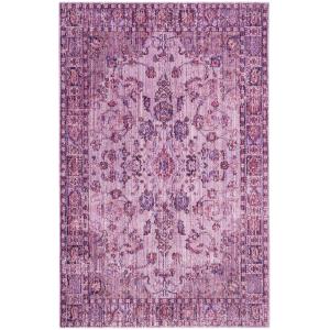 Artesanía inspirada en el arte rosa/multi alfombra 150 x 24…