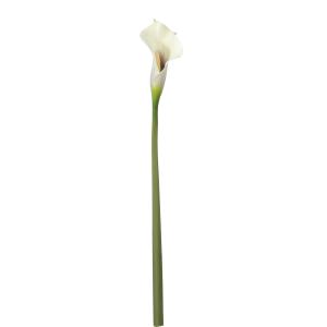 Arum calla artificial blanco y violeta h52