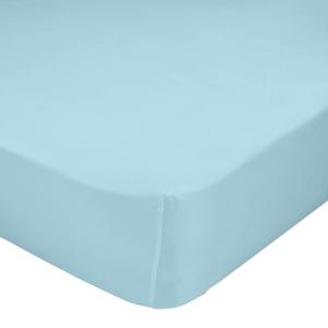Bajera 100% algodón azul 70x140x14 cm (maxicuna)