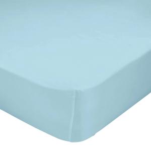 Bajera 100% algodón azul 90x200x32 cm (cama 90)