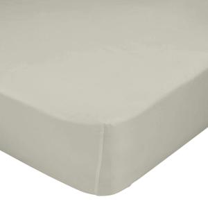Bajera 100% algodón beige 105x200x32 cm (cama 105)