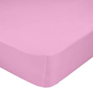 Bajera 100% algodón rosa 105x200x32 cm (cama 105)