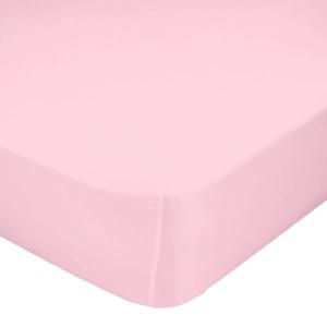 Bajera 100% algodón rosa palo 105x200x32 cm (cama 105)