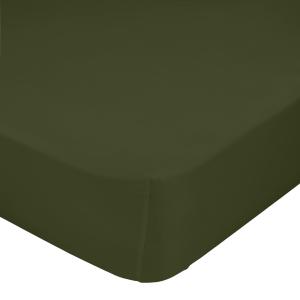 Bajera 100% algodón verde oliva 105x200x32 cm (cama 105)
