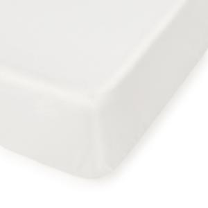 Bajera ajustable punto algodón blanco 70x140x20