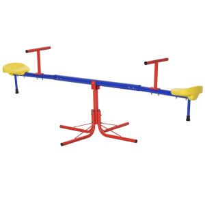 Balancín giratorio infantil 184x76x71 cm multicolor