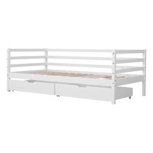 Banco cama infantil con cajones 190 x 90 cm blanco