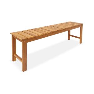 Banco de madera clara, 140cm, madera