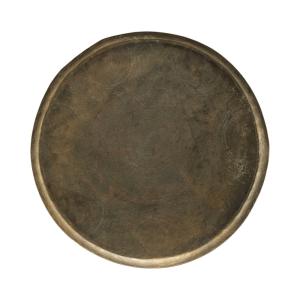 Bandeja de aluminio marrón oscuro D80