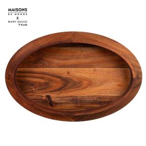 Bandeja de madera de acacia 50x33x5,5 cm - MORY SACKO