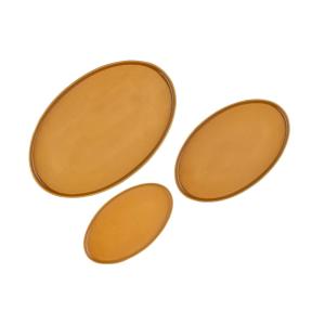 Bandeja de servicio  - 3 piezas - Ocre