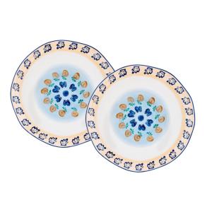 Bandeja de servicio Ø30cm - 2 piezas - Cítrico