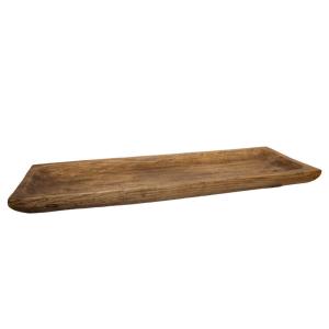 Bandeja decorativa de madera 80x28x4.5cm