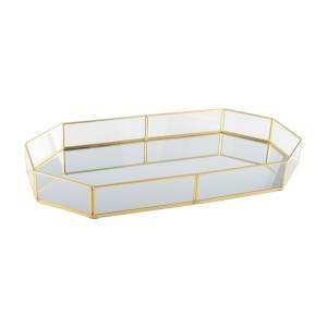 Bandeja dorada 42.5x23cm