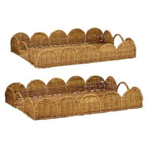 Bandeja Eleta Marrón claro  H8xB35xL50cm