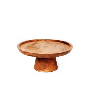 Bandeja para tartas de madera de teca