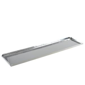 Bandeja rectangular martillada con efecto espejo 50x11.5x1.…