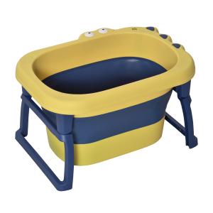 Bañera para bebé 75.3x55.4x43 cm amarillo y azul