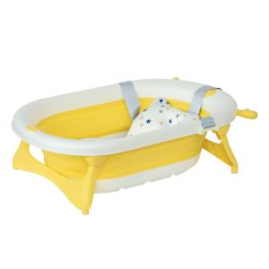 Bañera para bebé plegable color amarillo 81.5 x 50.5 x 23.5…
