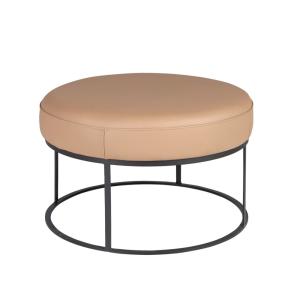 Banqueta piel marrón